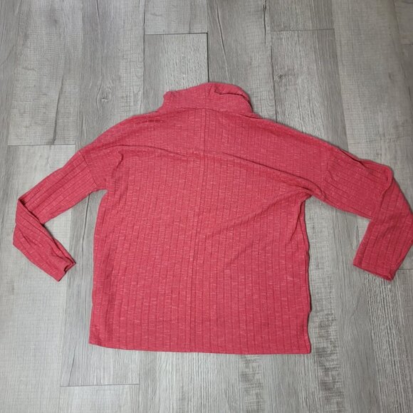 Banana Republic Pink Turtleneck Women's Drop Shoulder Longsleeve Top | Size M - Picture 7 of 7